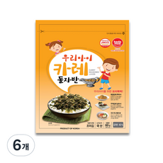 bada moa 咖哩風味海苔酥, 60g, 6包