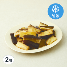 글로벌냉동식품 중국산 증숙 가지 (냉동), 2개, 1kg