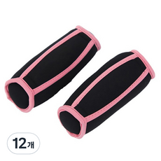 프코모 안전한 여성용 덤벨 핑크, 12개, 1kg