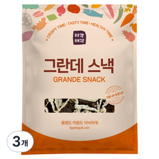 티각태각 그란데 스낵 바삭고소 김부각, 500g, 3개