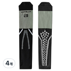 運動粉彩壓力襪 黑色 2入, 4個, 小腿/膝蓋型