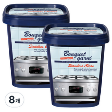 BOUQUET GARNI 不鏽鋼頑固污漬去除清潔劑, 8個, 500g