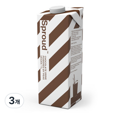 發芽豌豆飲料巧克力, 1L, 3個