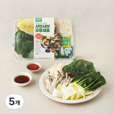프레시밀 샤브샤브 모듬재료, 670g, 5개