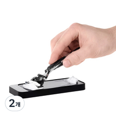 激光貼合刀片剃須刀片清潔劑, 1入, 2個