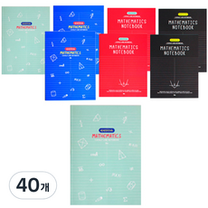 아이비스 반반노트 SP, 민트, 블루, 레드, 블랙, 40개