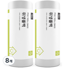 생활미소 위생롤백 17 x 25 cm, 소(S), 500개입, 8개