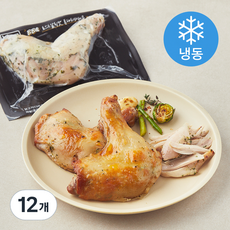 비비큐 로스트갈릭맛 통다리 바베큐 (냉동), 170g, 12개