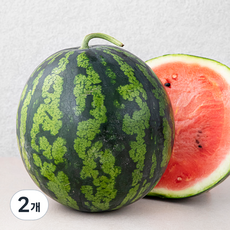 곰곰 당도선별 수박, 3kg이상, 2개