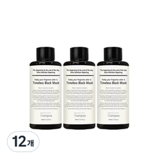 말콤 샴푸 타임리스 블랙머스크, 100ml, 12개