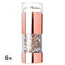 다윗트 다이아몬드 네일 실리콘 스탬프, 4번 골드, 6개