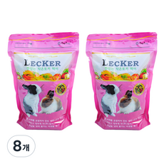 레커 작은토끼 먹이, 905g, 8개