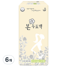 OCBON 本恩 無漂白蝶翼型衛生棉, 6個