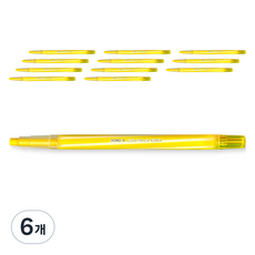 DONG-A 自動鉛筆式色鉛筆 05 黃色 12入, 1色, 6個