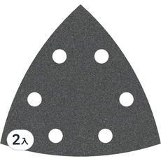 BOSCH 博世 台灣公司貨 黑色三角形自黏砂紙 G120, 2入