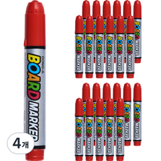 DONG-A 白板筆, 紅色, 4個