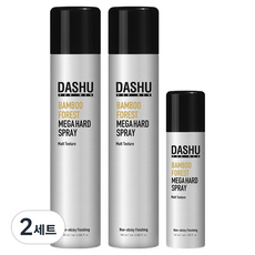 다슈 밤부 포레스트 메가 하드 스프레이 180ml x 2p + 50ml 세트, 2세트