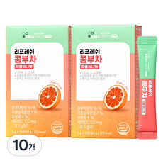 셀트리온 이너랩 리프레쉬 콤부차 자몽허니맛, 10개, 10개입, 5g