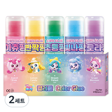 JONG IE NARA Catch Teenieping鮮豔色彩 25g*5種組, 2套, 125g