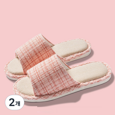 I LOVE HOME Lucy 透氣室內拖鞋, 粉紅色, 2個