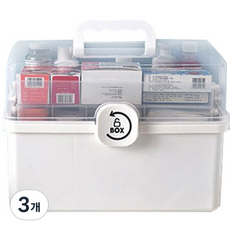 DSO 白色中型急救箱, 3個