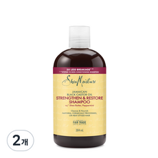 시어모이스처 자메이칸 블랙 캐스터 오일 샴푸, 384ml, 2개