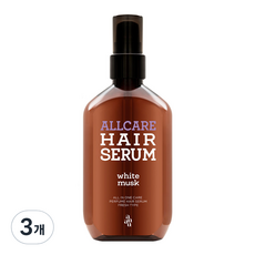 아유아유 올케어 헤어세럼 화이트머스크향, 100ml, 3개