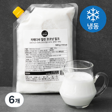 카페디바 얼린 코코넛밀크 (냉동), 500g, 6개
