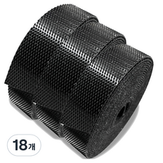 엔더 벨크로 찍찍이 케이블 타이, 18개, 블랙