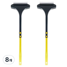 에버하우스 올인원 방충망 청소 브러시 16 x 46 cm, 옐로, 8개