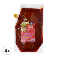 푸른식품 매운탕 양념소스, 2kg, 4개