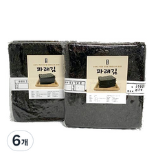 울돌목 파래김 100매, 180g, 6개