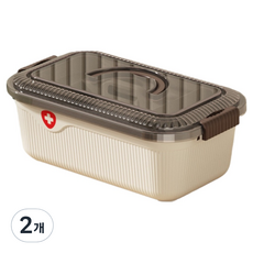 Dailycoo 簡約家用急救箱 象牙白 30 x 18 x 11 cm, 2個