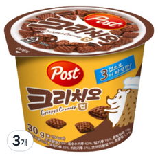 포스트 크리치오 컵 시리얼, 30g, 3개