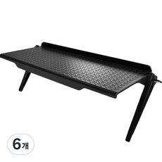 피키픽스 모니터 TV 상단선반, 블랙, 6개