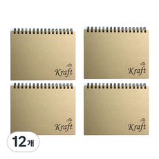 硬殼牛皮紙本 120g, A5, 12個
