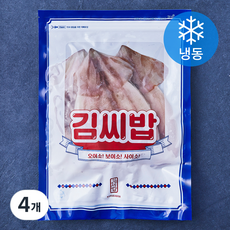 김씨밥 깔끔하게 손질한 오징어 중 (냉동), 4개, 600g