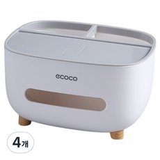 조앤베티 편리한 라운드 오피스 다용도 정리함, 그레이, 4개