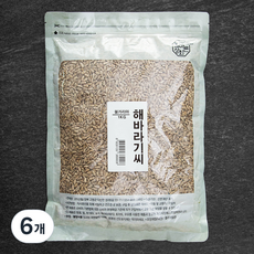 산들 해바라기씨, 1kg, 6개