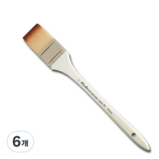 韓國 Rubens 寬版刷 83 人造毛 排刷, 6個