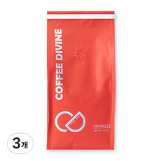 COFFEE DIVINE 低咖啡因哥倫比亞Excelso EP原豆咖啡, 500g, 無研磨咖啡豆, 3個