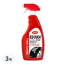 3분세차 타이어광택제, 650ml, 3개 650ml, 3개