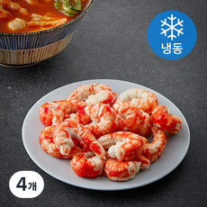 랜시 새우모양 피쉬볼 (냉동), 500g, 4개