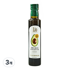 리오 버진 아보카도 오일, 3개, 250ml