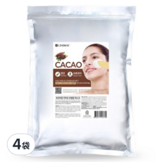 韓國 LINDSAY 軟膜粉 可可 1kg - 深層滋養 平衡油脂 打造健康光澤肌, 1入, 4袋