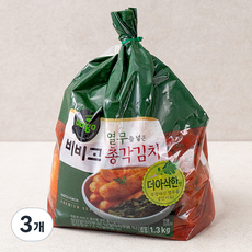 비비고 열무를 넣은 총각김치, 1.3kg, 3개