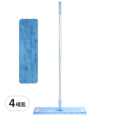 월드크린 초극세사 밀대 세트, 4세트