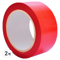 TIS高亮度安全反光膠帶, 紅色, 2個