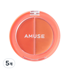 AMUSE 립 앤 치크 헬시밤, 02 망고, 3g, 5개