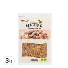 너츠스토리 통 아몬드, 3개, 500g